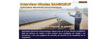DISTRIMESURE - Nicolas Samboeuf : Interview d'un spécialiste du solaire 